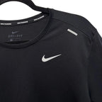 Nike Running Dri-FIT Short Sleeve T-Shirt Black - detail
