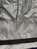 Columbia Omni-Heat Interchange Hooded Rain Jacket Purple - detail