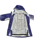 Columbia Omni-Heat Interchange Hooded Rain Jacket Purple - detail