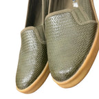Nautica Sunchaser Woven Slip-On Loafers Olive Green - detail