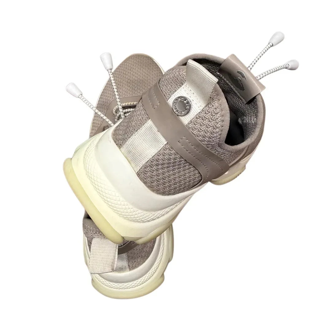Steve Madden Myles Chunky Knit Sneakers Taupe - detail