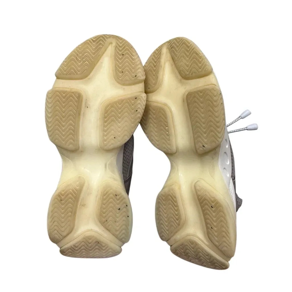 Steve Madden Myles Chunky Knit Sneakers Taupe - back