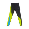 Puma Running Colorblock Leggings Black Yellow Cyan - front