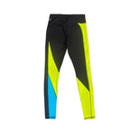 Puma Running Colorblock Leggings Black Yellow Cyan - back