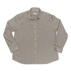Michael Kors Slim Fit Travel Stretch Plaid Shirt XXL - front