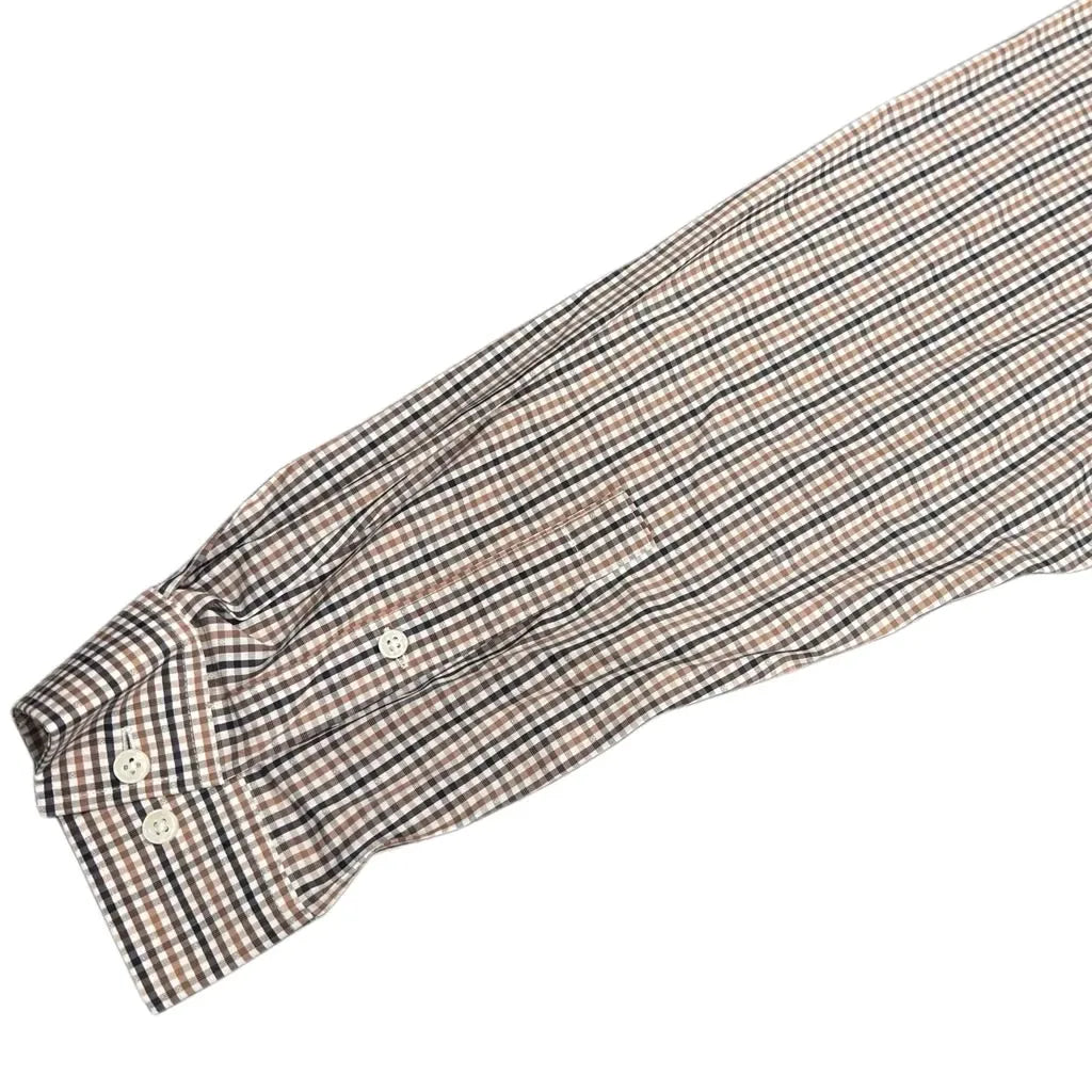 Michael Kors Slim Fit Travel Stretch Plaid Shirt XXL - detail