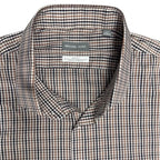 Michael Kors Slim Fit Travel Stretch Plaid Shirt XXL - label
