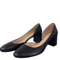 Cole Haan Grand OS Block Heel Leather Pumps Black - front
