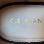 Cole Haan Grand OS Block Heel Leather Pumps Black - label