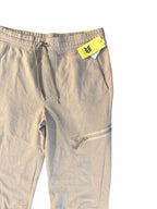 All in Motion Taupe Jogger Pants Zipper Pockets - detail