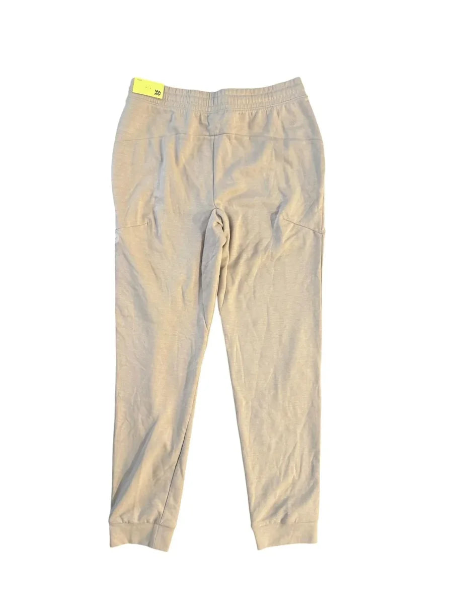 All in Motion Taupe Jogger Pants Zipper Pockets - back