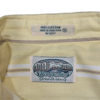 Britches Great Outdoors Yellow Striped Button-Down Shirt Small - label