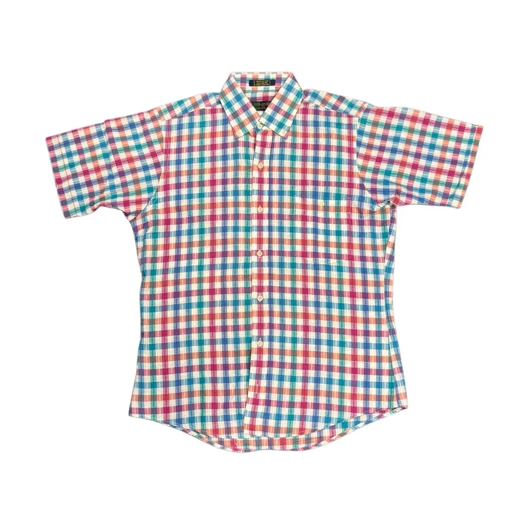 Colours by Alexander Julian Multicolor Plaid Button-Down Shirt - front