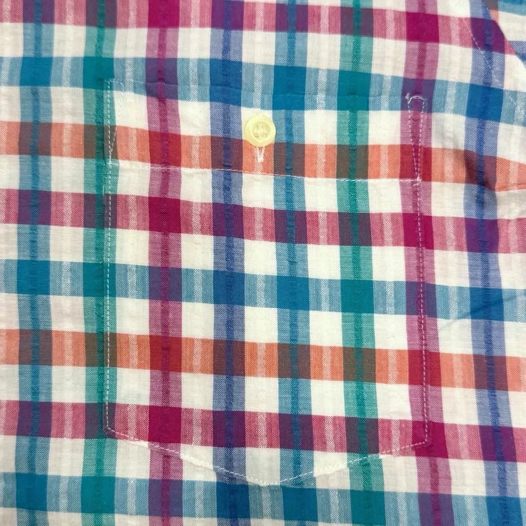 Colours by Alexander Julian Multicolor Plaid Button-Down Shirt - detail