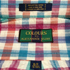 Colours by Alexander Julian Multicolor Plaid Button-Down Shirt - label