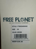 Free Planet National Park Graphic T-Shirt Brown - label