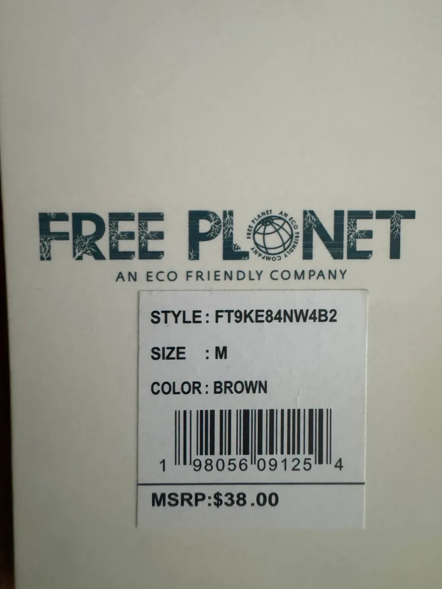 Free Planet National Park Graphic T-Shirt Brown - label