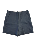 Zara Basic Navy High-Waist Tailored Shorts XS - front