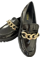 Guess Hillford Chain-Detail Platform Lug-Sole Loafers - detail