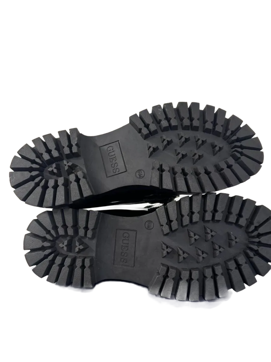 Guess Hillford Chain-Detail Platform Lug-Sole Loafers - back