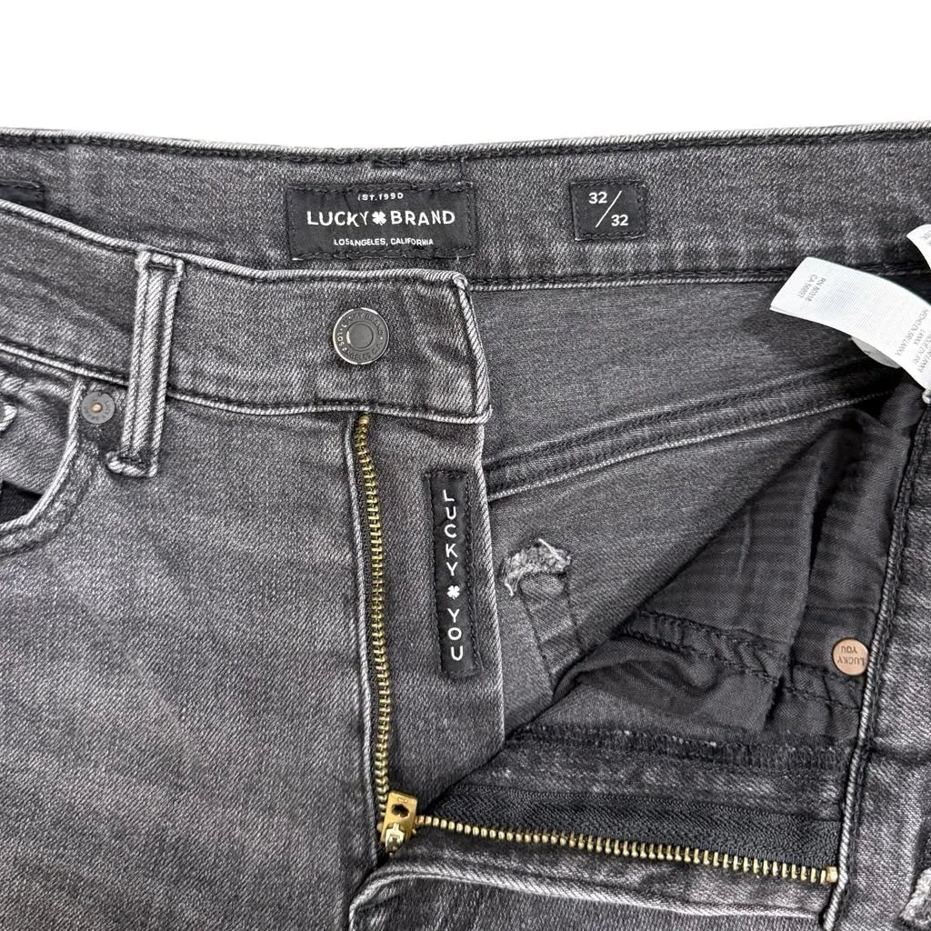 Lucky Brand 121 Slim Gray Wash Jeans - tag