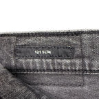 Lucky Brand 121 Slim Gray Wash Jeans - tag