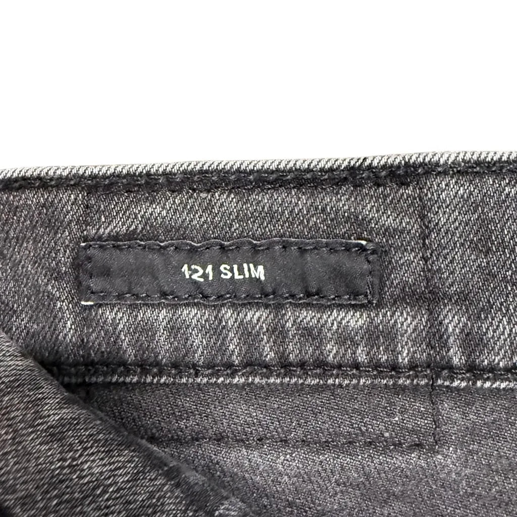 Lucky Brand 121 Slim Gray Wash Jeans - tag