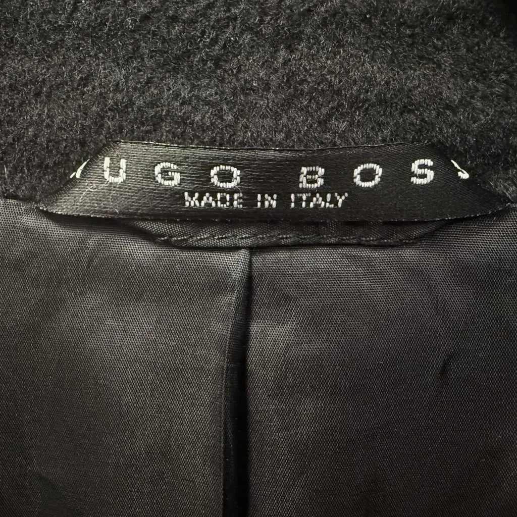 Hugo Boss Bertone 100% Cashmere Long Overcoat - tag