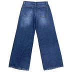 Rewash A-Line Classic Rise Wide Leg Jeans - back