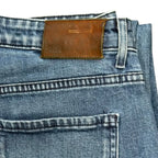 Paige Doheny Straight Leg Jeans Medium Blue - detail