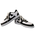 Nike Court Vision Low Sneakers Black/White - detail