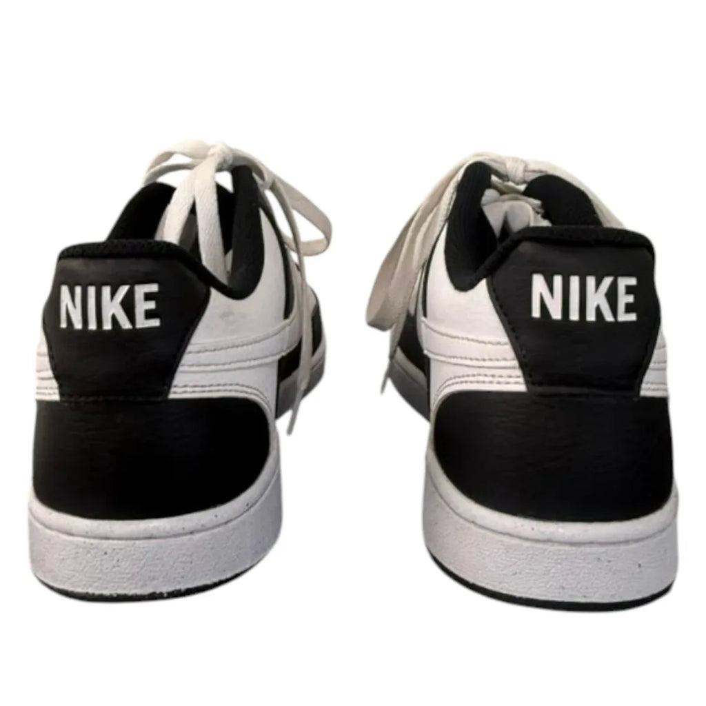 Nike Court Vision Low Sneakers Black/White - back