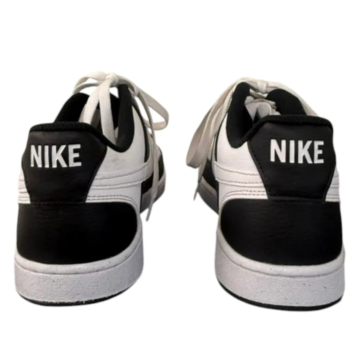 Nike Court Vision Low Sneakers Black/White - back