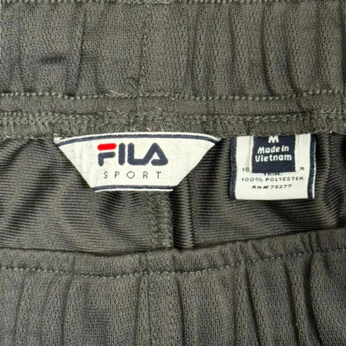 Fila Sport Track Pants Dark Gray Medium - tag