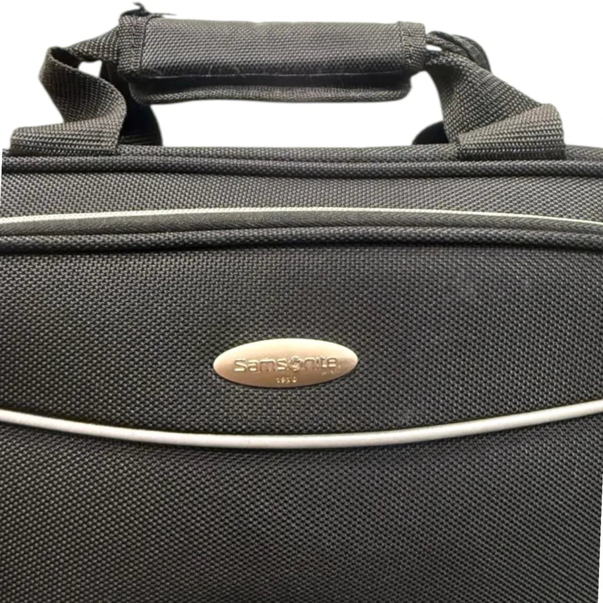 Samsonite Laptop Bag Briefcase Black Padded Compartment - detail