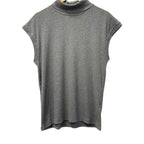 Banana Republic Sleeveless Turtleneck Top Gray - front