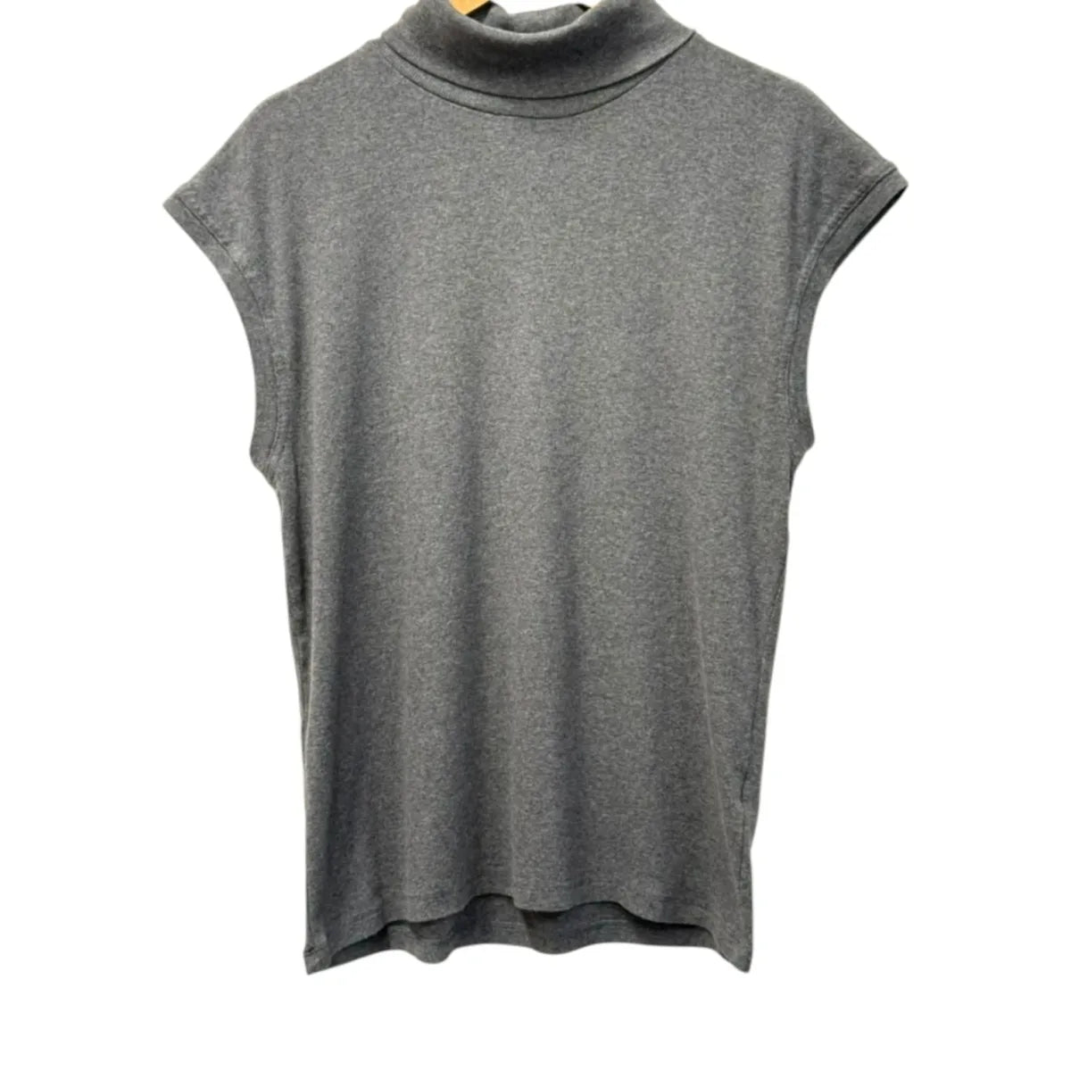 Banana Republic Sleeveless Turtleneck Top Gray - front