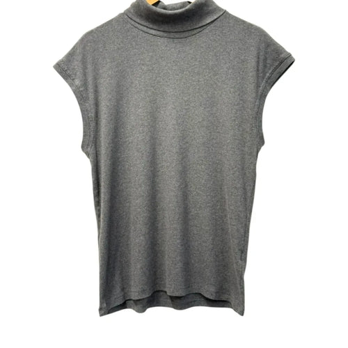 Banana Republic Sleeveless Turtleneck Top Gray - front