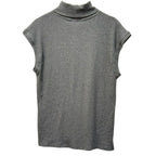 Banana Republic Sleeveless Turtleneck Top Gray - back