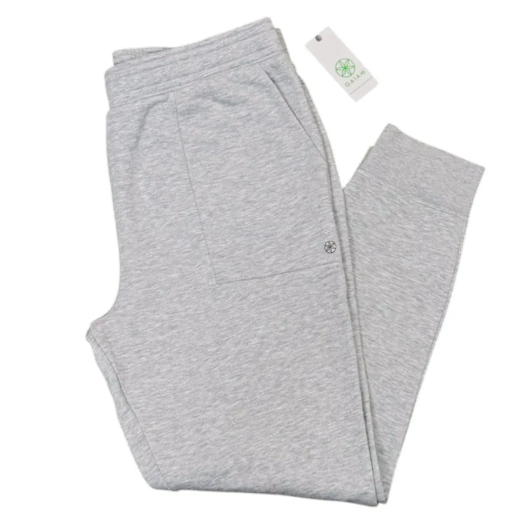 Gaiam Comfort Jogger Pants Grey Heather - front