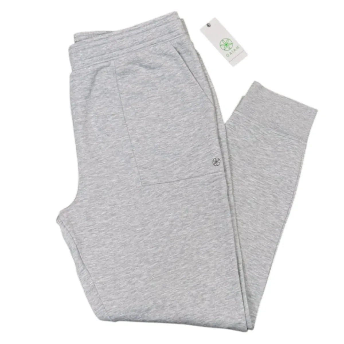Gaiam Comfort Jogger Pants Grey Heather - front