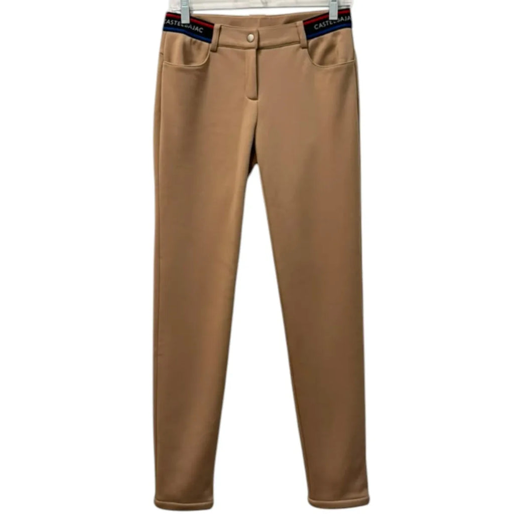 Castelbajac Golf Slim Trousers Tan - front