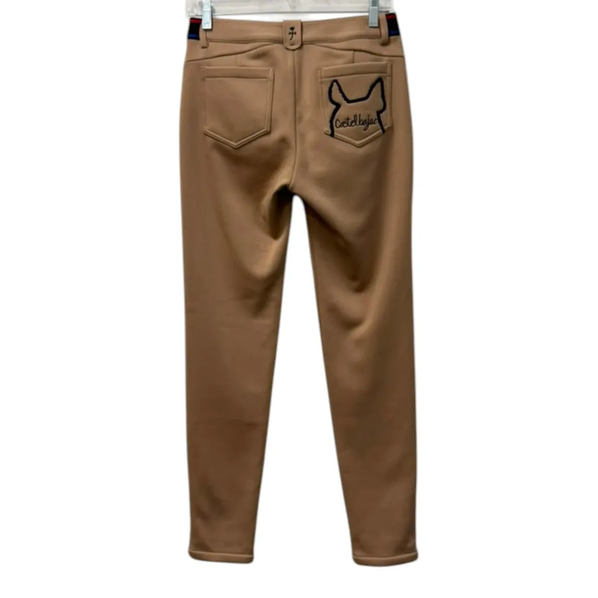 Castelbajac Golf Slim Trousers Tan - back