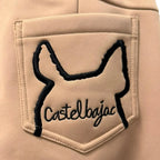 Castelbajac Golf Slim Trousers Tan - detail