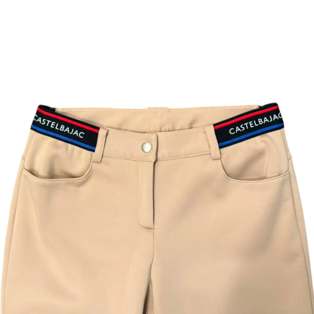 Castelbajac Golf Slim Trousers Tan - detail