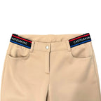 Castelbajac Golf Slim Trousers Tan - detail