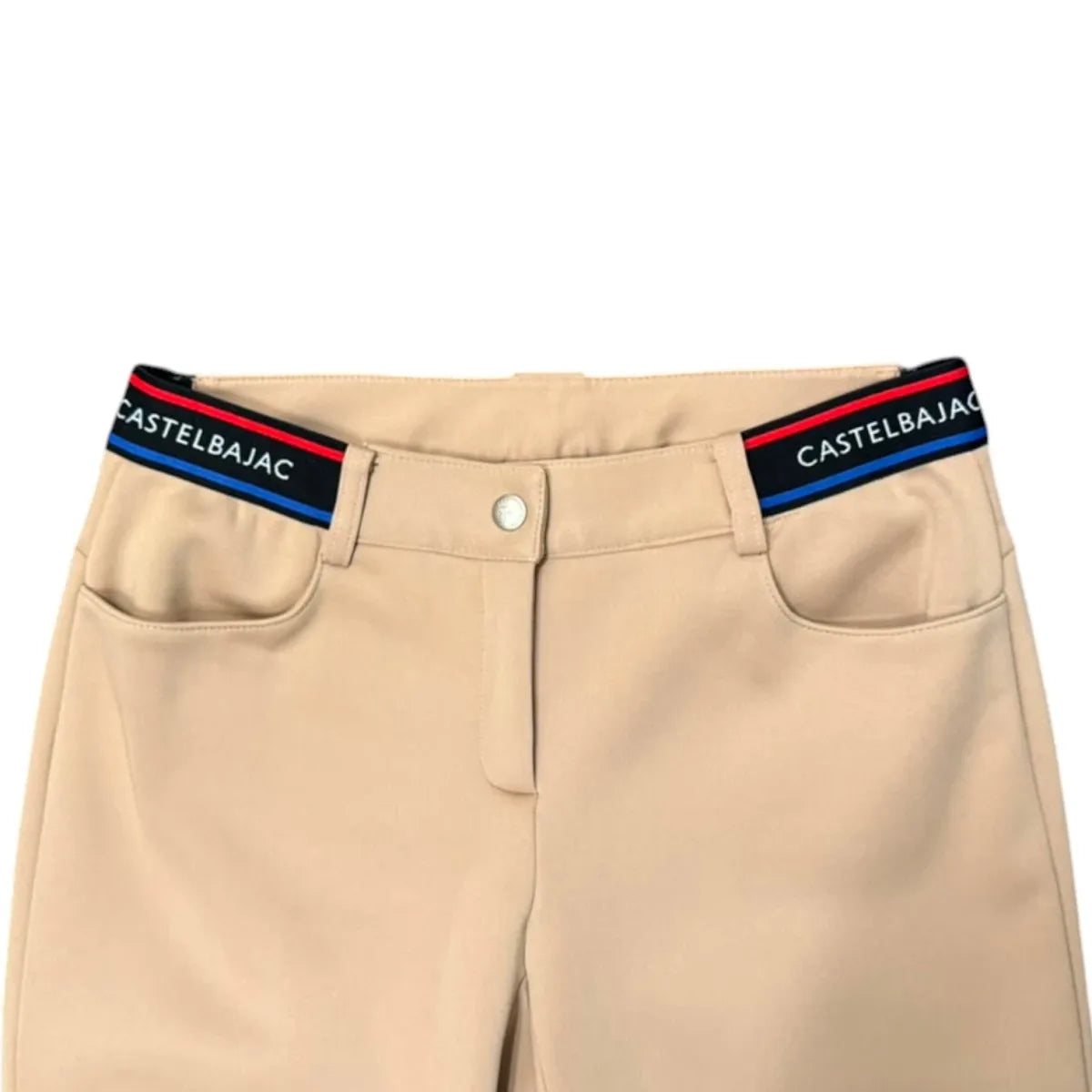Castelbajac Golf Slim Trousers Tan - detail