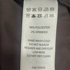 Sincerely Jules Wide-Leg Satin Pull-On Trousers Brown - label