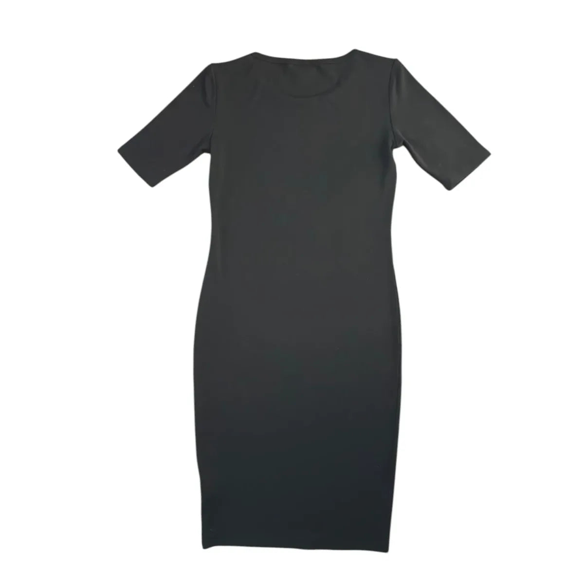 LulaRoe Black Body-Con Midi Dress - back
