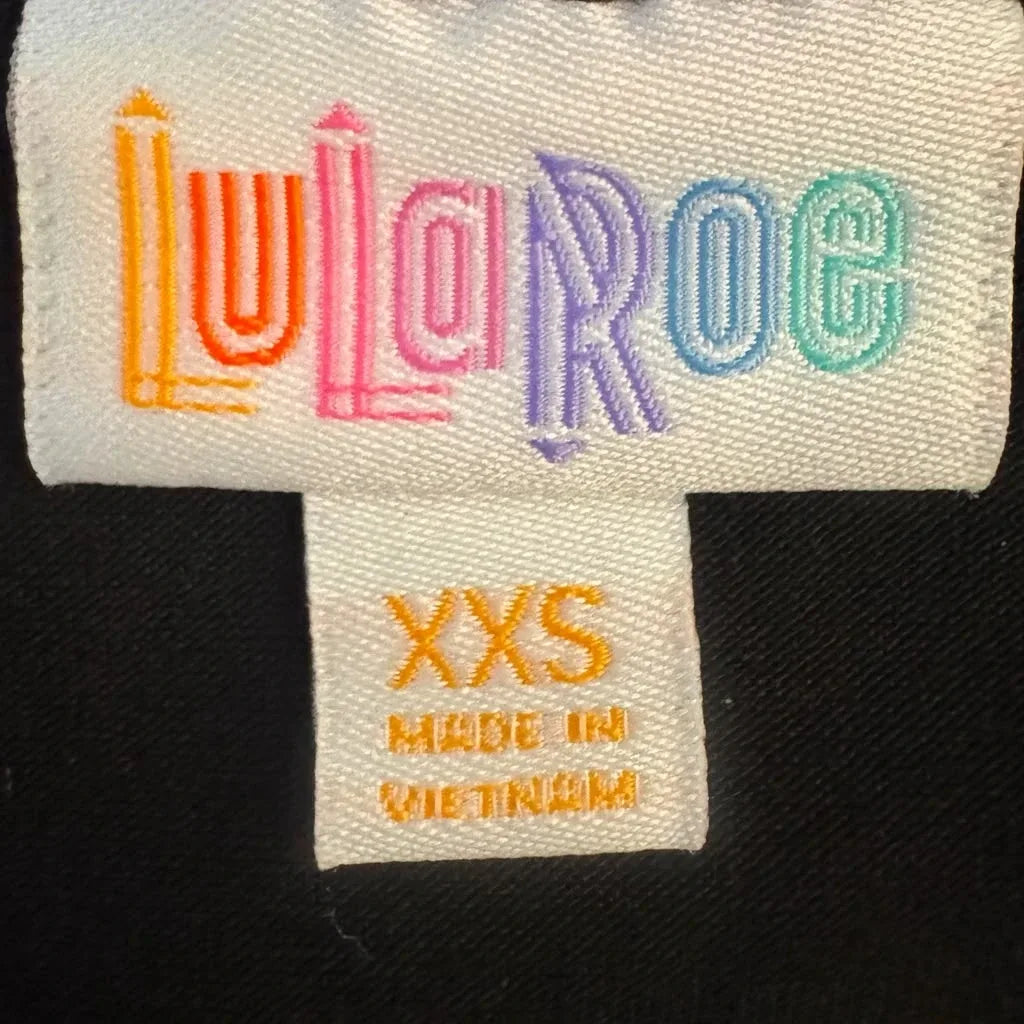 LulaRoe Black Body-Con Midi Dress - tag